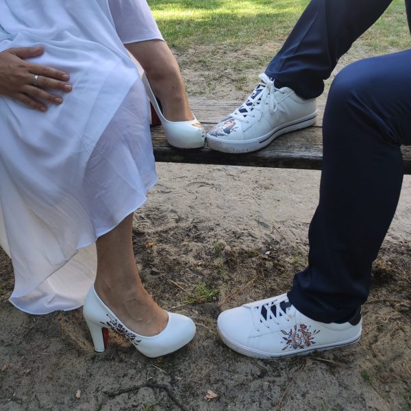 custom shoes mariage